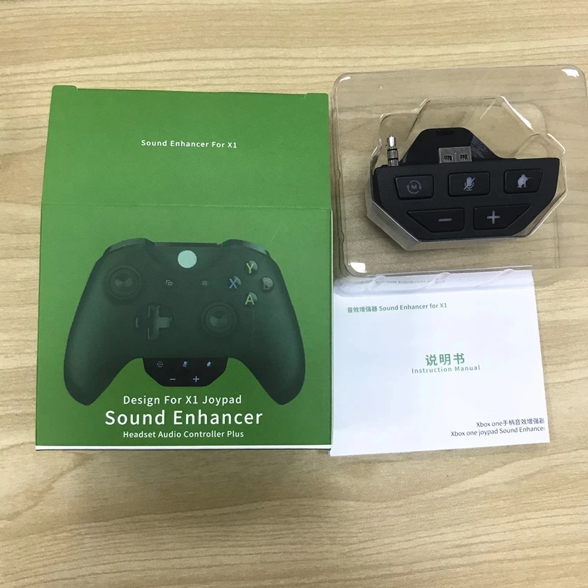 

Усилитель звука с ручкой контроллера, адаптер для стереогарнитуры, конвертер для наушников для беспроводного геймпада Xbox One