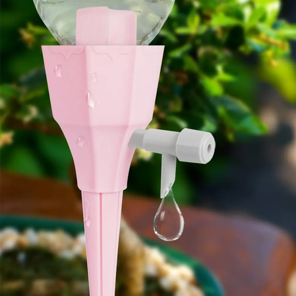 

Plant Self Watering Spikes Plant Waterer Automatic Constant Fow Drip Irrigation Slow Release Vacation Plants Watering System