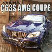hot selling 132 alloy car model mercedes benz c63s amg coupe sportcar diecast metal vehicle collection gifts for children toys