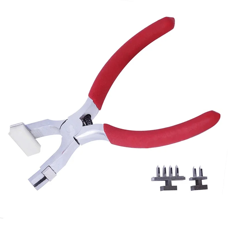 

LMDZ 2+4 Tooth Rhombus Point Pliers Silent DIY Leather Craft Tools Hole Punches Rhombus Point Pliers Stitching Hand Pliers