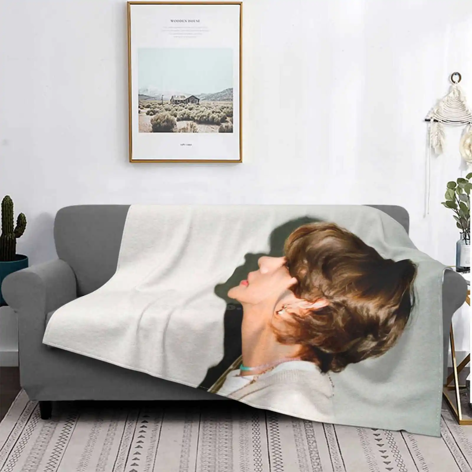 

V [ Dynamite ] Super Warm Soft Blankets Throw On Sofa/Bed/Travel Abcdefgiuliana Boys Comeback Kpop Dynamite V Taehyung Kim