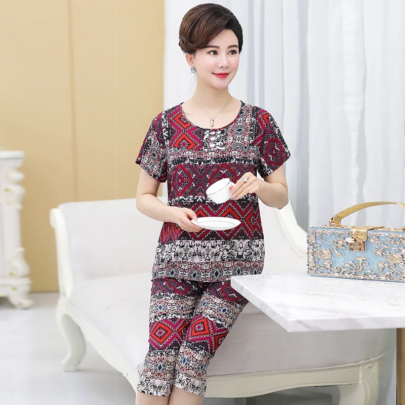 Женский пижамный комплект весенний женский халат с круглым вырезом и штаны