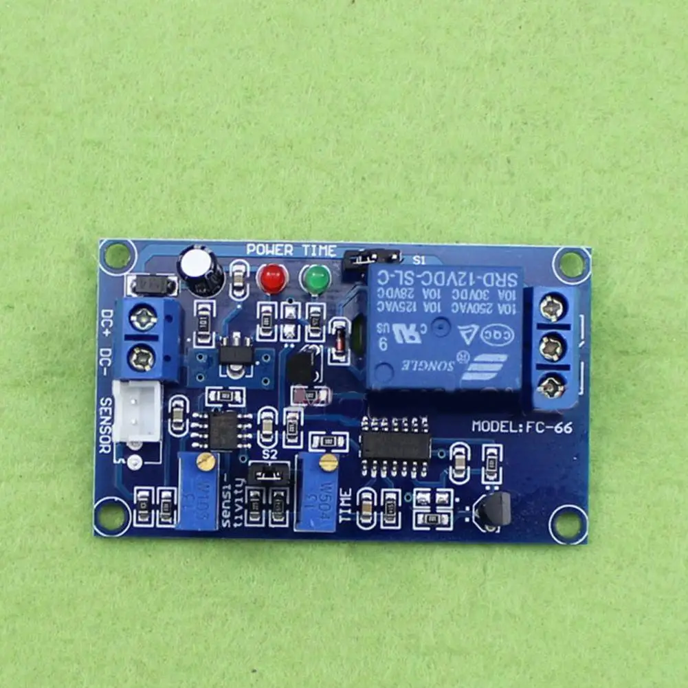 Светильник вое реле 5В/12В/24В светодиодный датчик обнаружения фоторезистор модуль