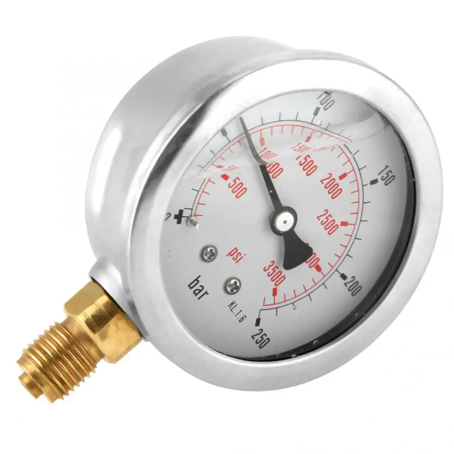 Цифровой Манометр 0 250 бар 3750psi G1/4 63 мм гидравлический манометр|Манометры| |