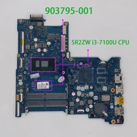 for hp 15 ay series 15t ay100 903795 001 903795 601 uma i3 7100u cpu cdl50 la d707p laptop notebook motherboard tested