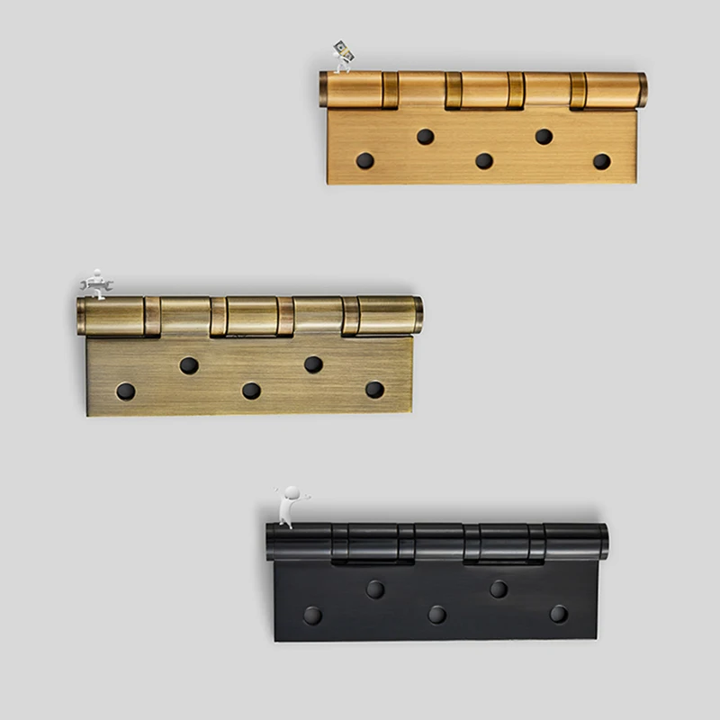 5 дюймов Нержавеющая сталь шарнир двери из массива дерева дверные петли 3 мм