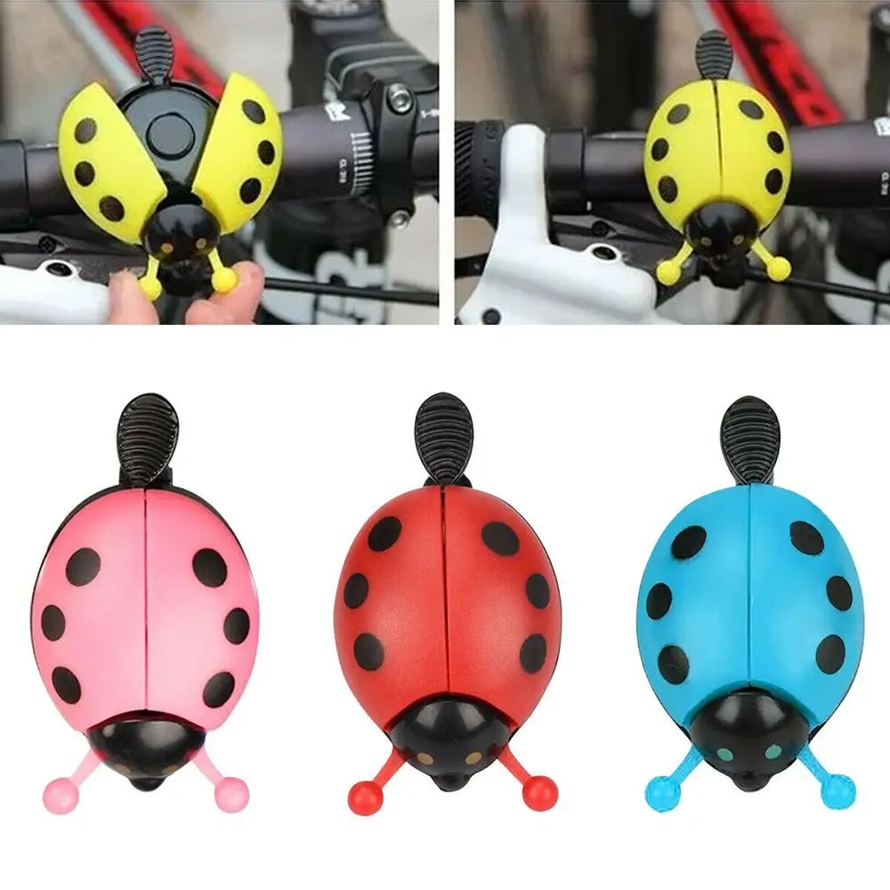 

Kids Boys Girls Kid Beetle Safety Warning Horn Bicycle Bell Lovely Ladybug Handlebar Bike Alarm Ring