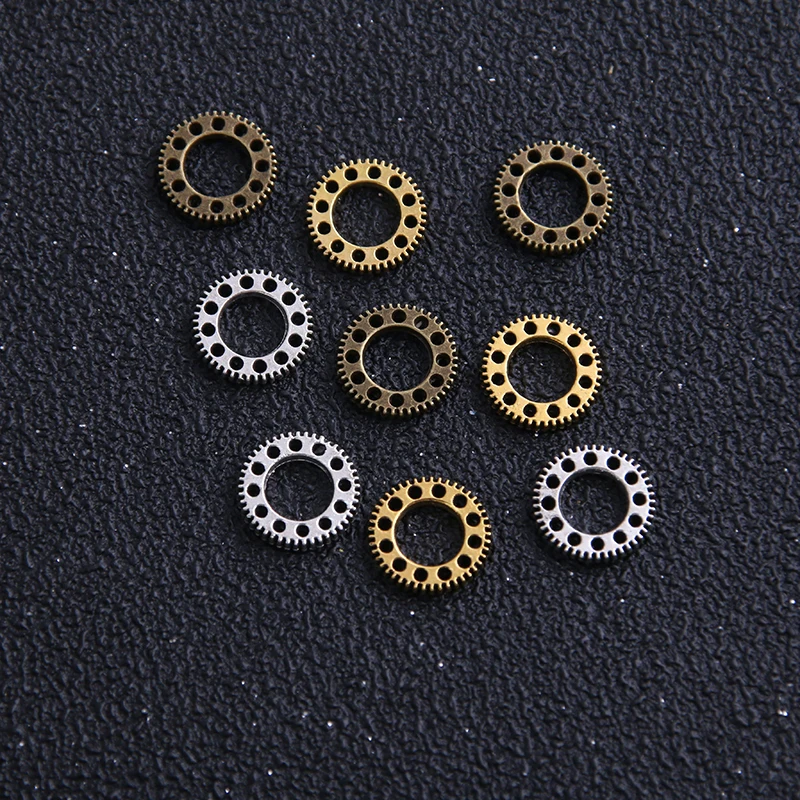 60 шт. 3 цвета 10 мм винтажная мини-подвеска в стиле стимпанк для самостоятельного