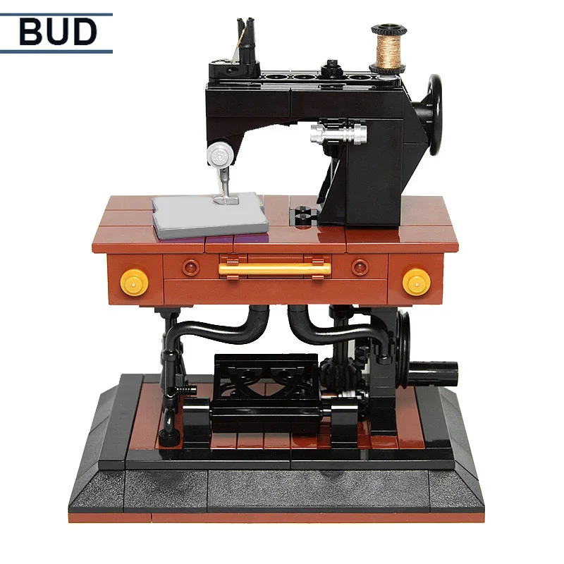 

244PCS Simulation Creative Sewing Machine Model Compatible with Moc Bricks Toy Building Blocks High-Tech Bricks Diy Toy Gift