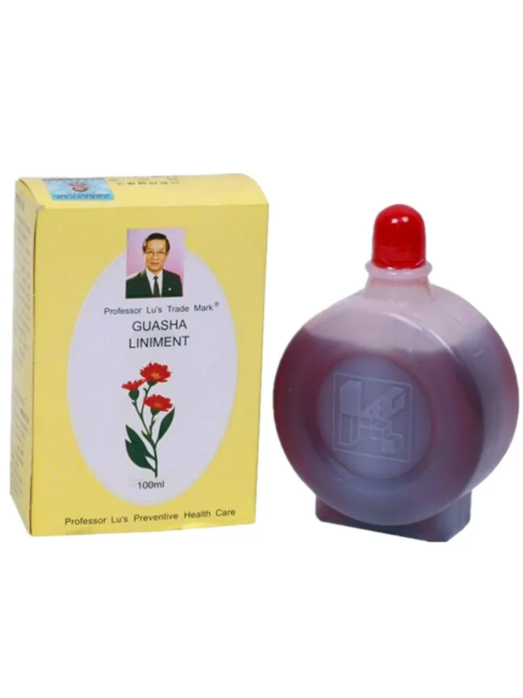 Соскабливающее масло для гуаша профессора Лу 100 мл меридиан массаж плеч шеи спины