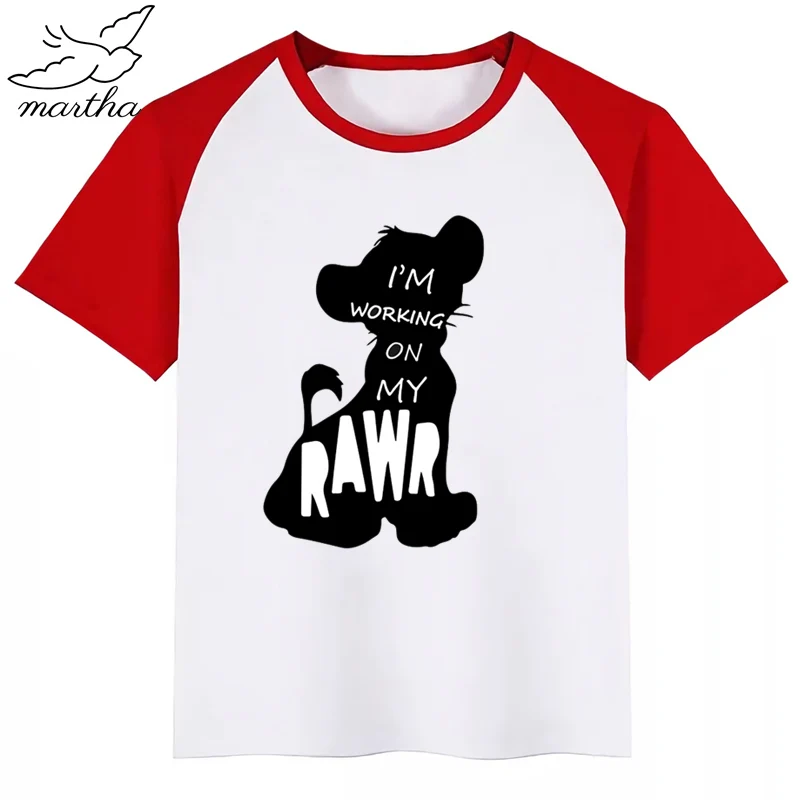 Детская летняя модная футболка для мальчиков и девочек детская забавная с