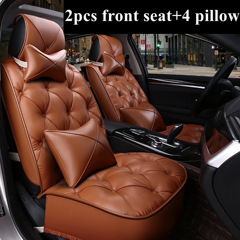 2 front 4 pillow Авто сиденья для e34 e87 e90 e39 e84 f30 f10 e60 g30 e30 e36 e38 e46 e53 e70 e83 e92 f20 e91 320i f16 f25 f11 f15 f34 z4 - Название цвета: 2 front 4 pillow