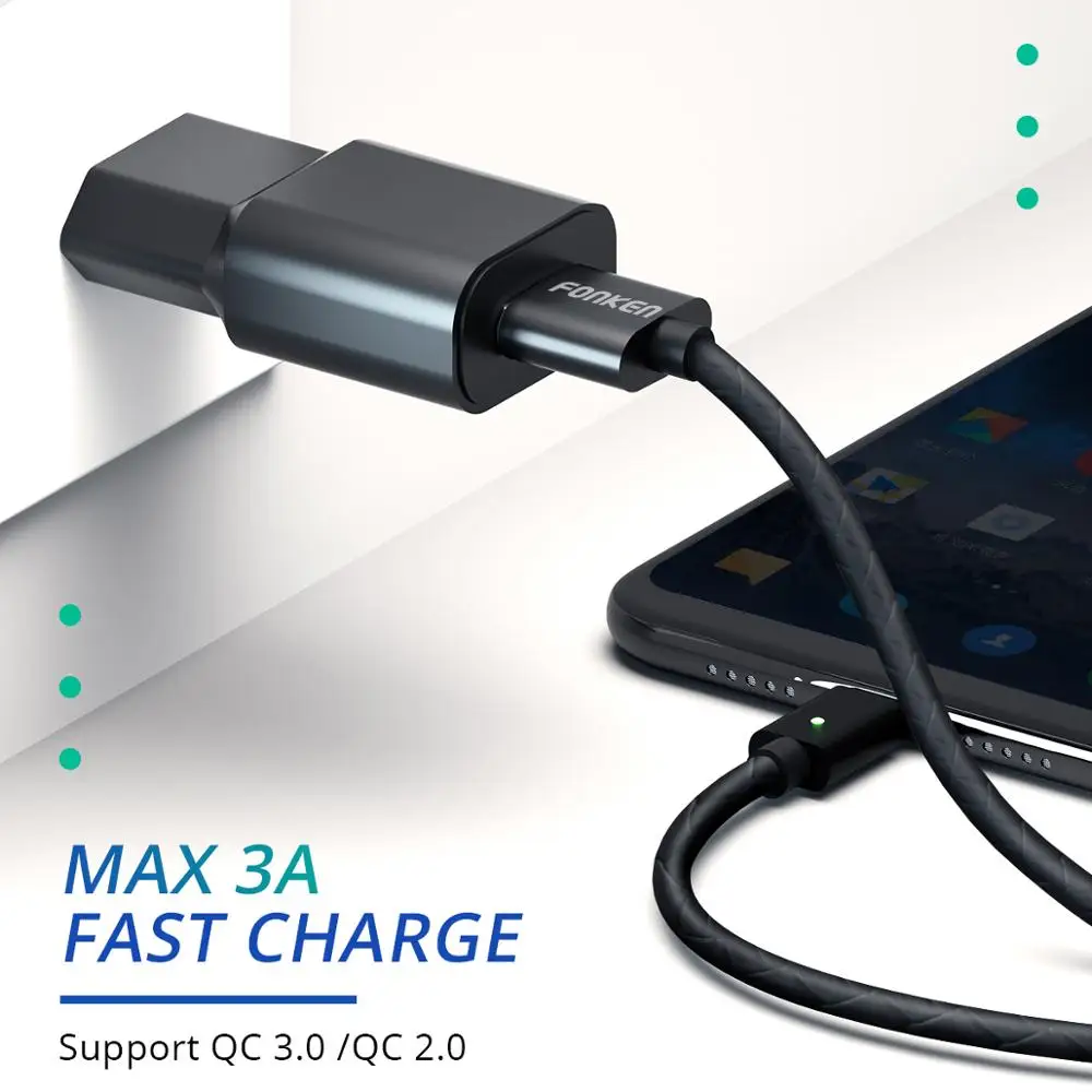 FONKEN USB зарядное устройство 18 Вт Быстрая зарядка 3 0 QC2.0 настенное быстрое для