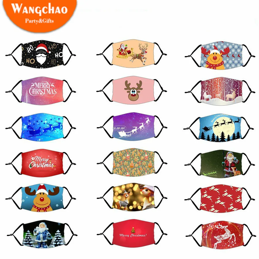 

2021 Adjustable X-mas Mask Santa Claus Christmas Deer Ornaments Merry Christmas Decorations for Home Navidad Gifts Accessories