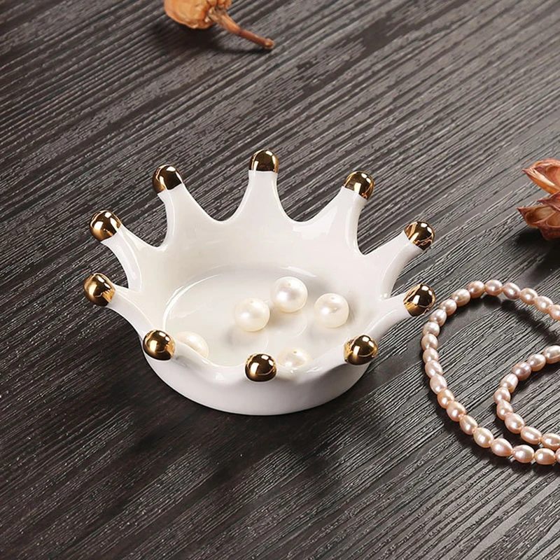 

Керамический поднос для украшений "Корона"