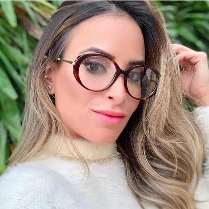 

2019 Fashion Round Glasses Frames Women Trending Styles Brand Optical Computer Glasses Oculos De Grau Feminino Armacao