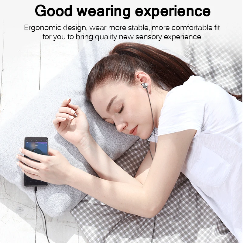 Стереонаушники для смартфонов типа C наушники с микрофоном Xiaomi Mi6 Huawei P20