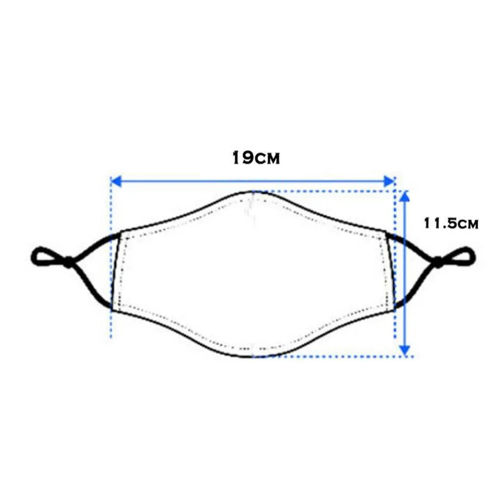 

Mascarilla Unisex 3D Creative Funny Printing Outdoor Mask Cotton Washable Reusable Face Mask Adjustable Earloops Maske Masque