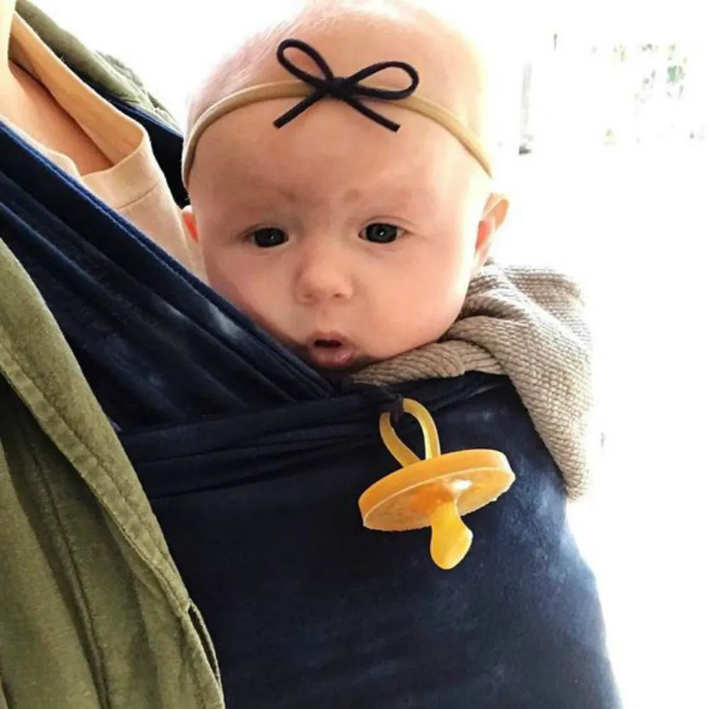 Детская цепочка ремень Плетеный держатель соски зажимы повязки на голову с