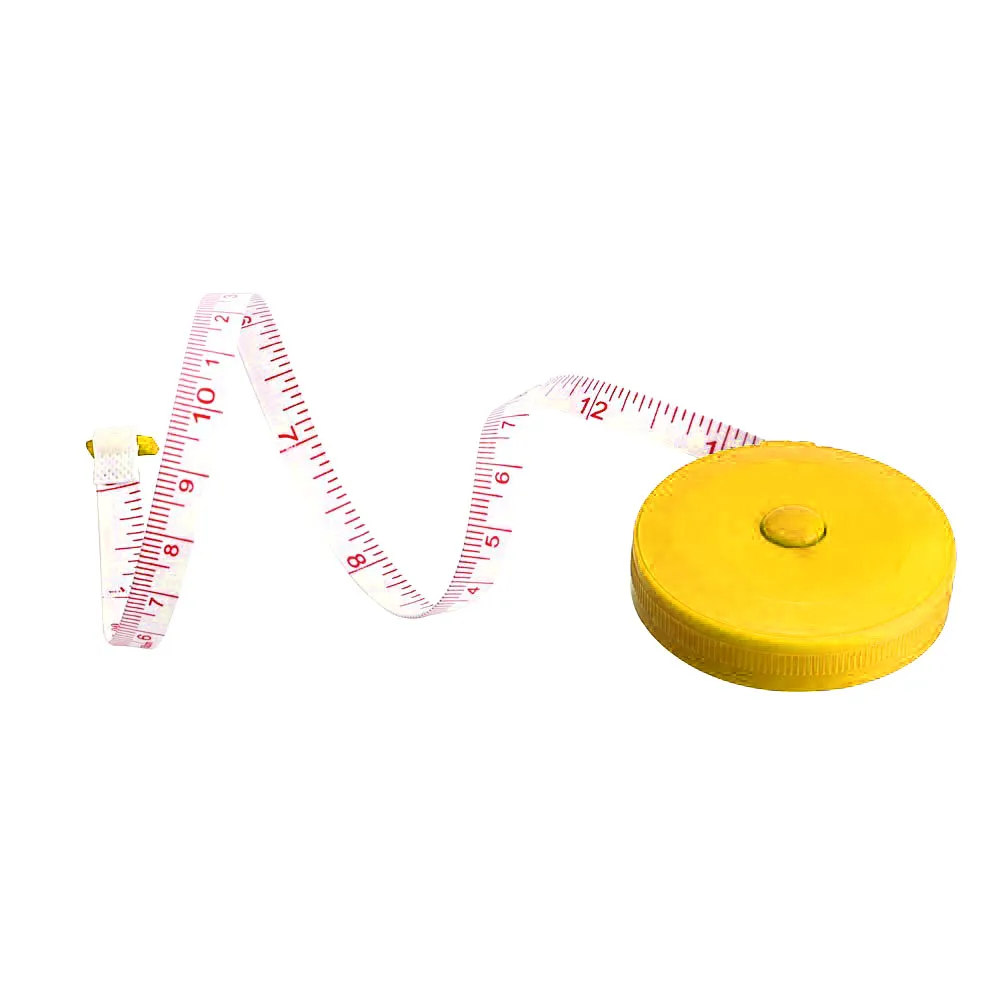 

1x Random Color Retractable Tape Measure Sewing Dieting Tapeline Ruler Tiny Tool Sewing Supplies Measure Home Improvement