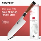 XINZUO 210 мм Kiritsuke Santoku нож Bolher M390 порошковый стальной кухонный нож острые ножи шеф-повара из нержавеющей стали в японском стиле