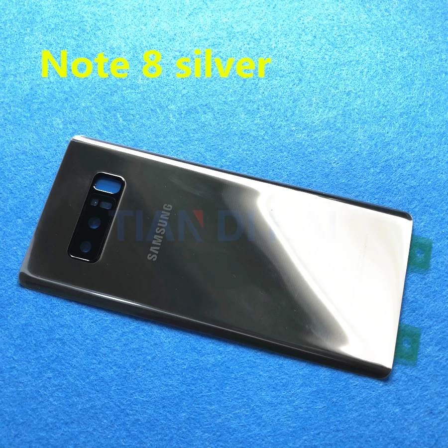 Note9 8 задний Панель стеклянная задняя крышка батарейного отсека для samsung Galaxy Note 9 N960 N960F Note 8 N950 N950F N950FD Батарея двери
