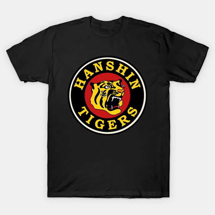 Футболка Hanshin Tigers NPB с ретро логотипом футболка японская бейсбольная Лига yomiuri