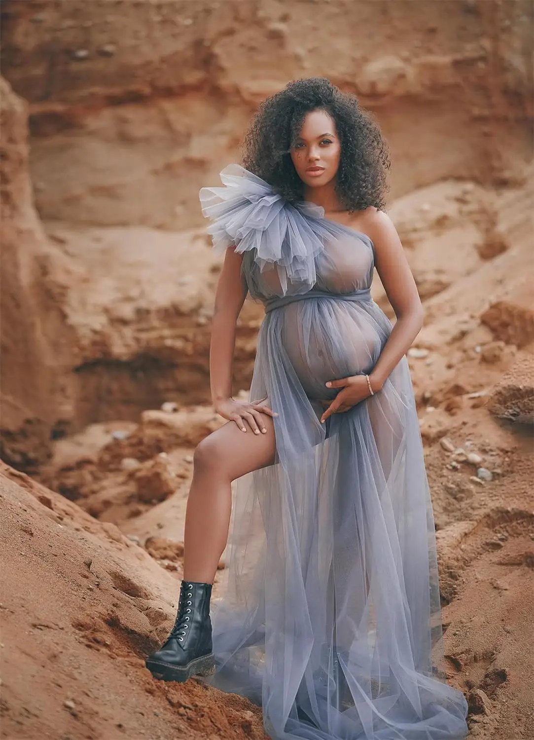 Без подкладки ткани платье для беременных фотосессии или Babyshower 2020 платья