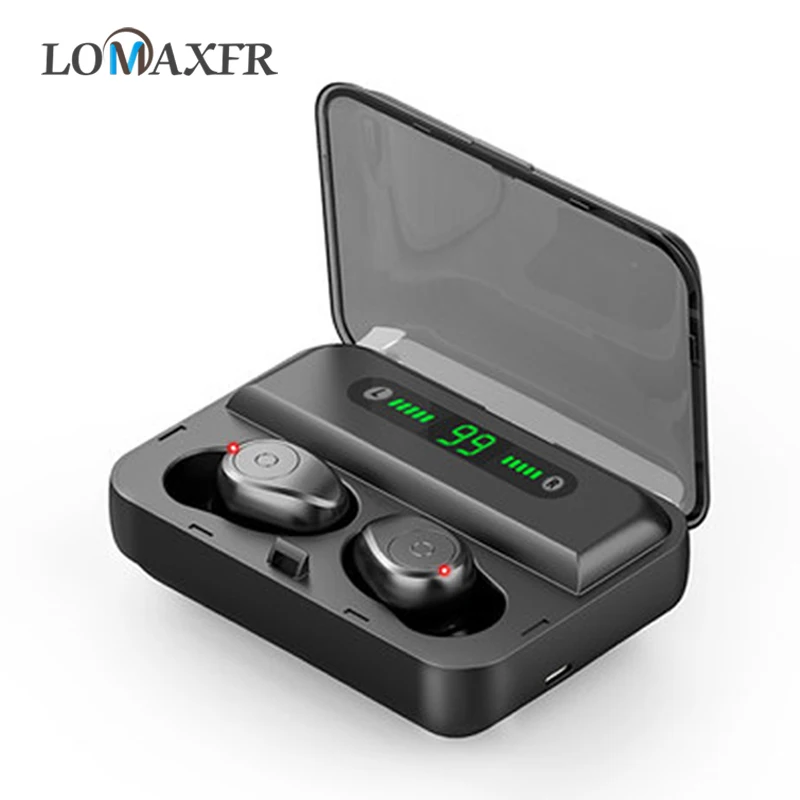 Беспроводные наушники Bluetooth спортивные шумоподавление Гарнитура мини для бега