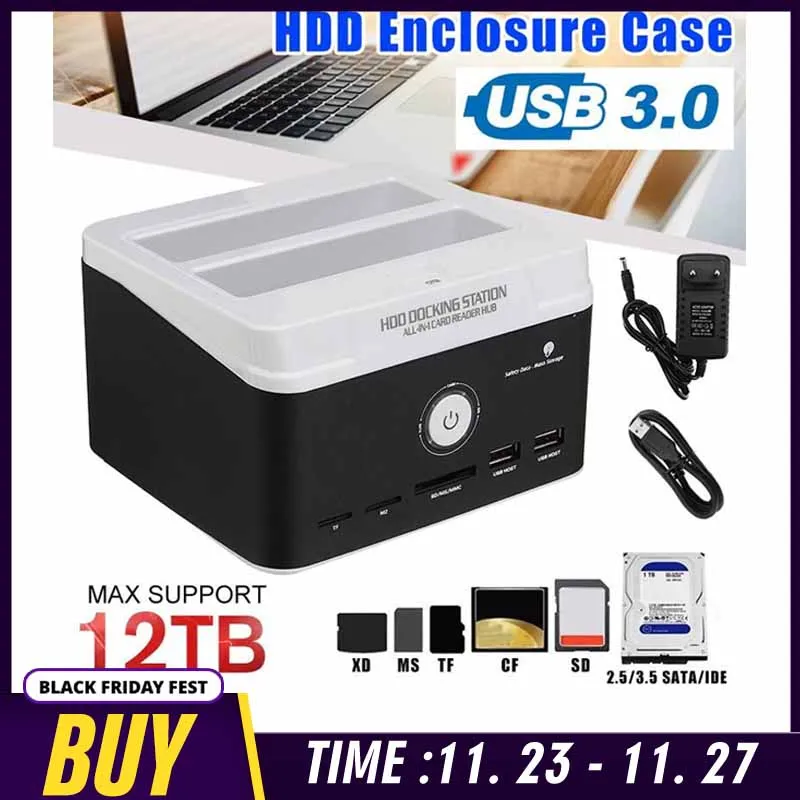 Док станция All in one для HDD 2 5 дюйма 3 IDE/SATA USB 0 двойной корпус внутренний жесткий диск