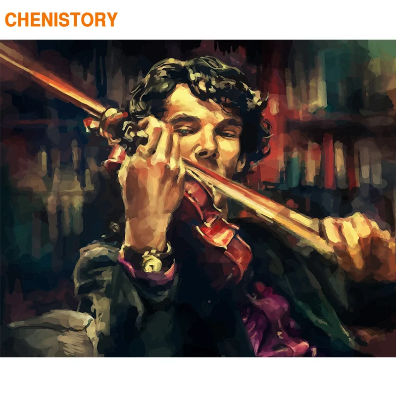 

CHENISTORY Frame Picture Figure Diy Painting By Numbers Kit Home Wall Art Picture By Numbers For Home Decor Calligraphy Painting