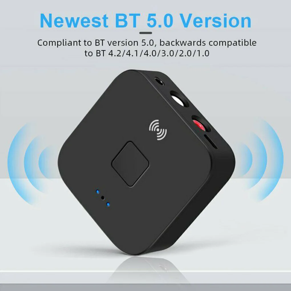 Bluetooth 5 0 RCA аудио приемник APTX 3 мм AUX Jack музыка беспроводной адаптер с NFC для