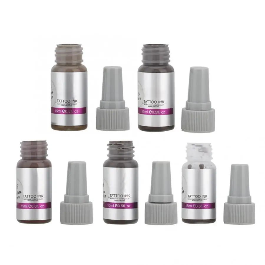 15 мл бровей татуировки растительный пигмент чернила инструмент для макияжа