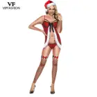 Комбинезон женский, с длинным рукавом, для рождественской вечеринки