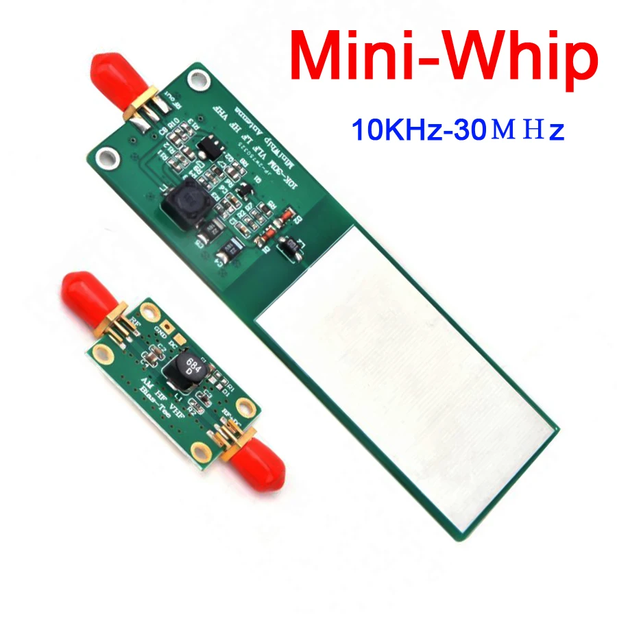 

MiniWhip Active Antenna 10kHz to 30MHz mini whip shortwave Antenna + AM HF VHF BIAS TEE FOR short wave RTL-SDR receiver