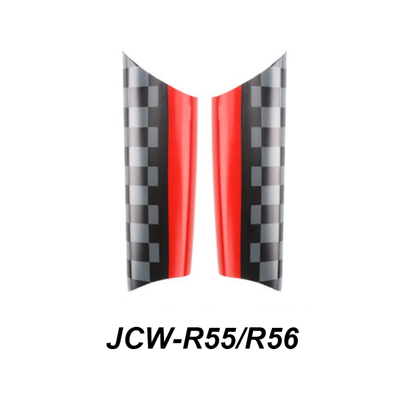JCW 2 шт. автомобильный Стайлинг Дверная ручка Крышка поручень наклейка на жилье для Mini Cooper One S JCW Clubman R55 R56 хэтчбек автомобильные аксессуары - Название цвета: JCW