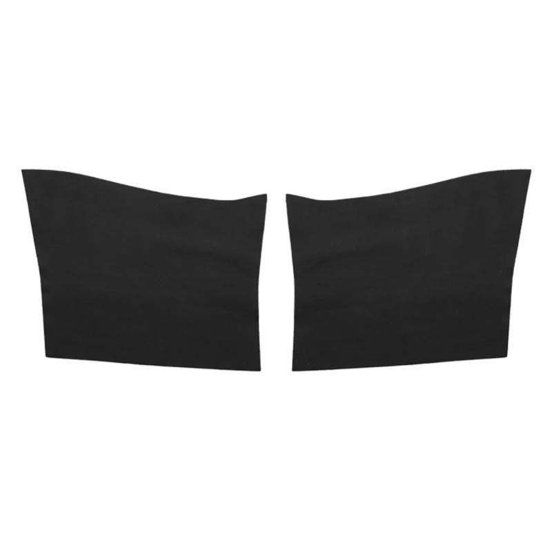 

2x Side Edge Leather Film Scuff Plate Guard Protector Model 3 Easy to Clean and Install Protect Origional Door Panel 37JE
