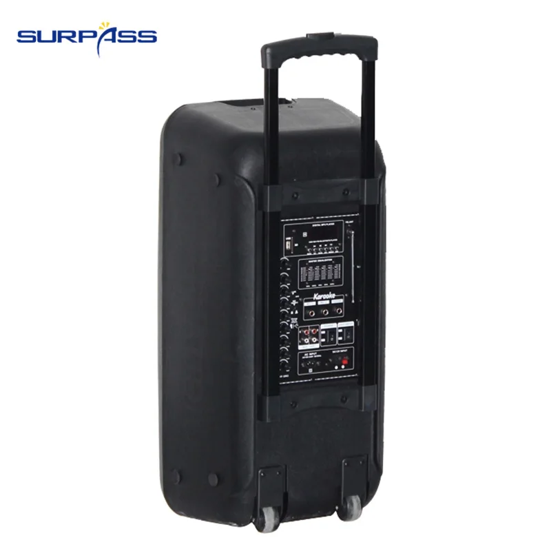 Высокая мощность большая колонка с Bluetooth двойной 10 дюймов ретро fm