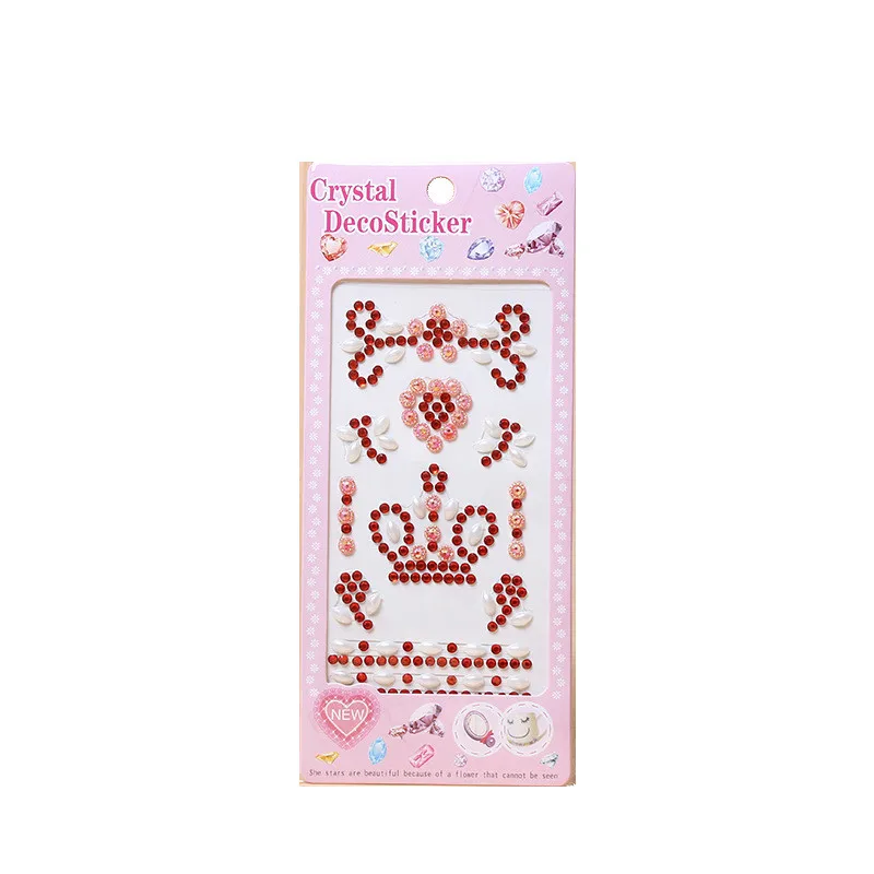 Акриловые Бабочки Корона любовь наклейки для женщин мобильный телефон оболочки