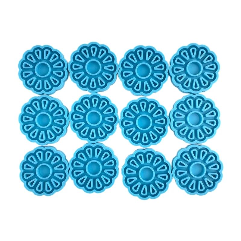 

N58F Daisy Necklace Epoxy Resin Mold Earring Pendant Casting Silicone Mould DIY Crafts Jewelry Making Tools