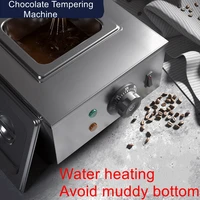 ice cream waffle chocolate melting pot commercial melting furnace water heating chocolate melting furnace machine