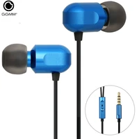 ggmm 3 5mm wired earphone super stereo bass earbuds with hd mic handsfree call headset for mp3mp4xiaomiiphonepc blue rose