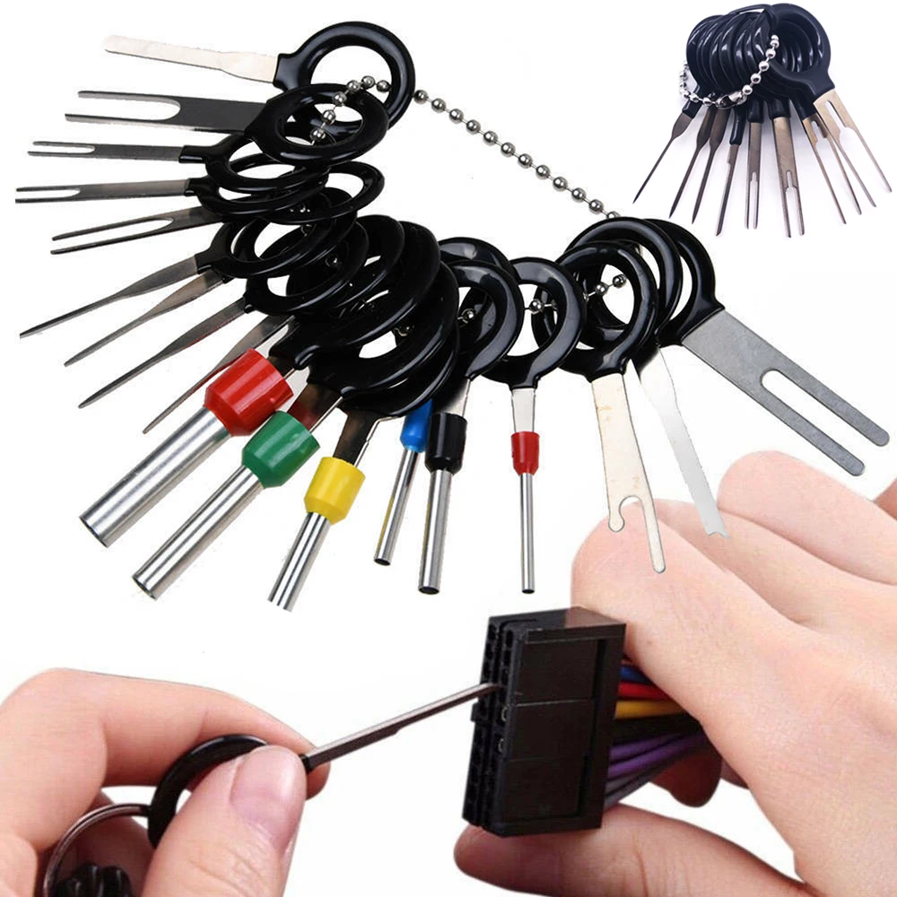 26 шт./лот обжимной разъем для проводов автомобиля экстрактор автомобильных