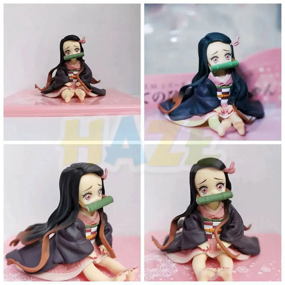 Горячая аниме демон убийца: Kimetsu no Yaiba Q Ver. Kamado Nezuko 6 5 см ПВХ фигурка Фигурка Статуя