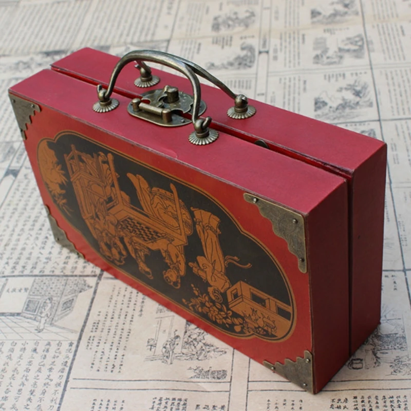 Винтажный китайский Шахматный набор терракотовый воин 32 дюйма деревянные