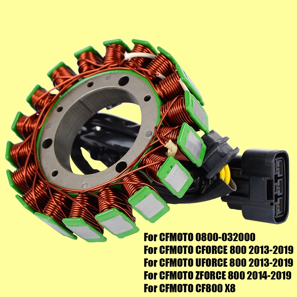 

Stator Coil for CFmoto CF800 X8 CForce UForce ZForce 800 2014-2019 2018 2017 2016 2015 0800-032000 ATV CF Moto Generator Coil
