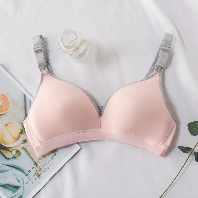 Цельный бюстгальтер для грудного вскармливания беременных женщин Бесшовный