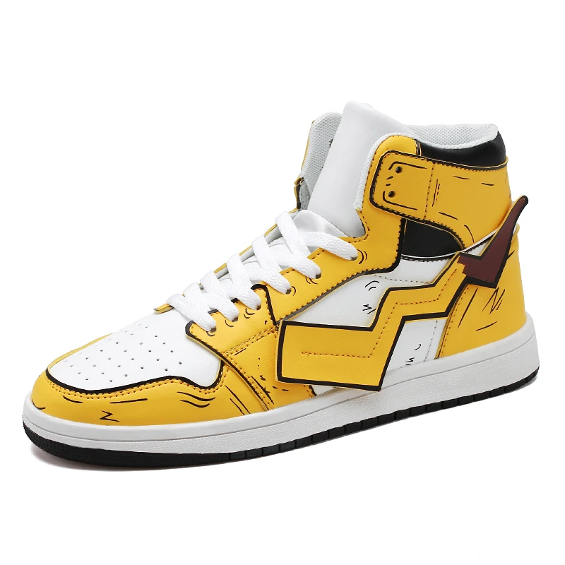 Мужские кроссовки из искусственной кожи удобные модные стильные дышащая обувь