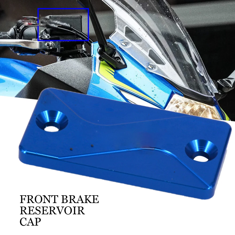 

Blue Brand New CNC Accessories Motorcycle Front Brake Fluid Reservoir Caps Cover For Yamaha WR250F WR450F Motorbike