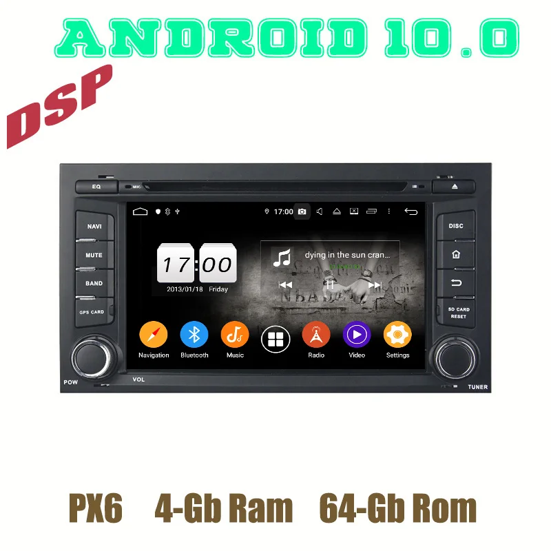 

PX6 Android 10,0 Автомобильный GPS Радио dvd-плеер для seat leon 2013 2014 2015 2016 2017 2018 авто стерео с wifi 4 + 64G bluetooth usb